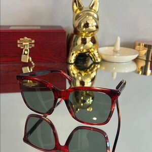 Givenchy red Tortoiseshell Sunglasses